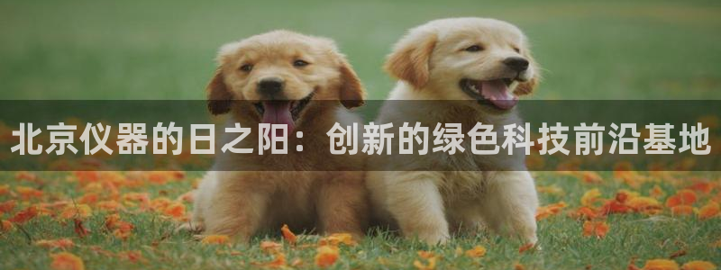 门徒娱乐前5指尖：北京仪器的日之阳：创新的绿色科技前沿基地