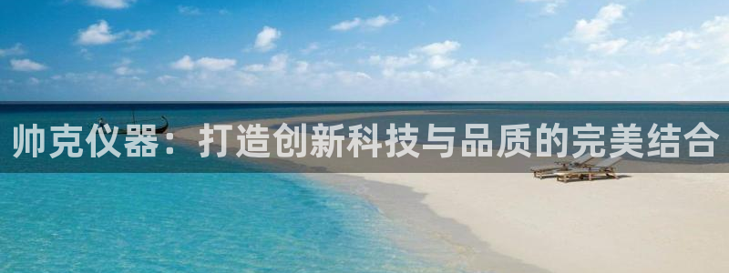 门徒娱乐注册逐风67O77：帅克仪器：打造创新科技与品质的完