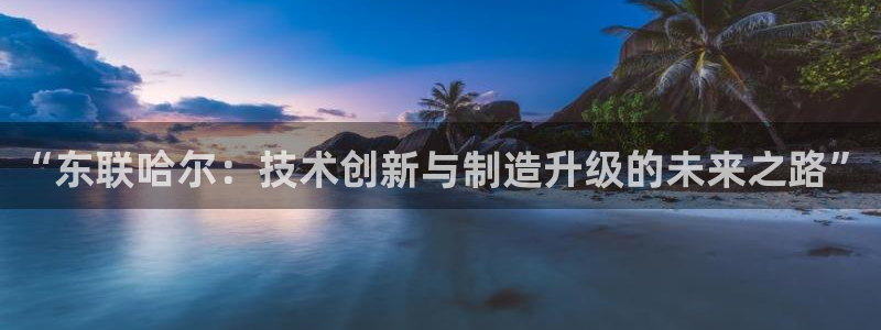 门徒娱乐注册找唐老鸭779O3：“东联哈尔：技术创新与制造升