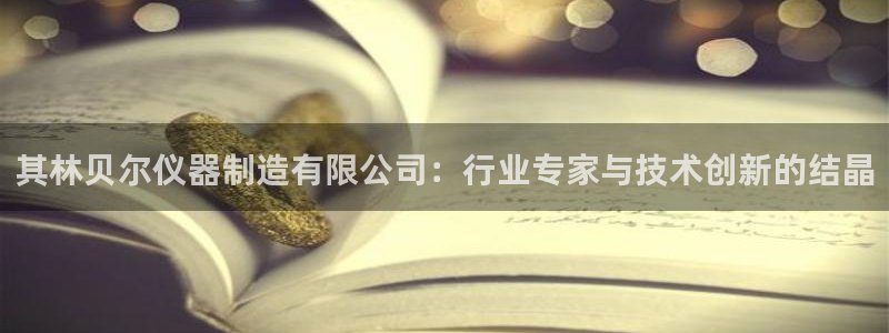 门徒娱乐统究7276O：其林贝尔仪器制造有限公司：行业专家与