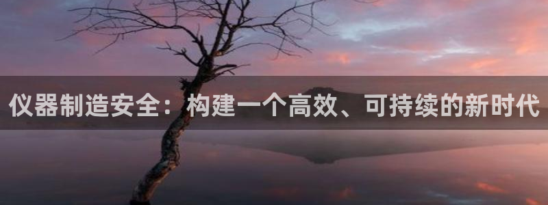 门徒娱乐是不是跑路了：仪器制造安全：构建一个高效、可持续的新