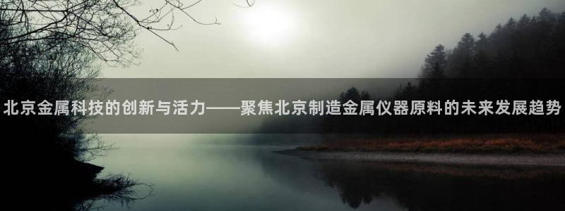 杭州天豪娱乐会所门徒：北京金属科技的创新与活力——聚焦北京制