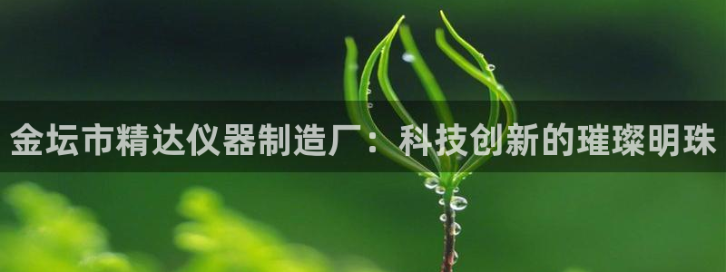 娱乐门徒电影截图：金坛市精达仪器制造厂：科技创新的璀璨明珠