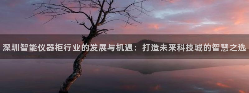 门徒娱乐平台登录入口：深圳智能仪器柜行业的发展与机遇：打造未