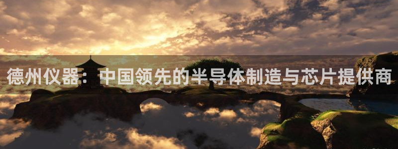 门徒娱乐网站有哪些公司：德州仪器：中国领先的半导体制造与芯片