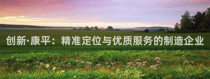 门徒娱乐怎么注册微信：创新·康平：精准定位与优质服务的制造企