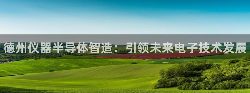 门徒娱乐注册：德州仪器半导体智造：引领未来电子技术发展